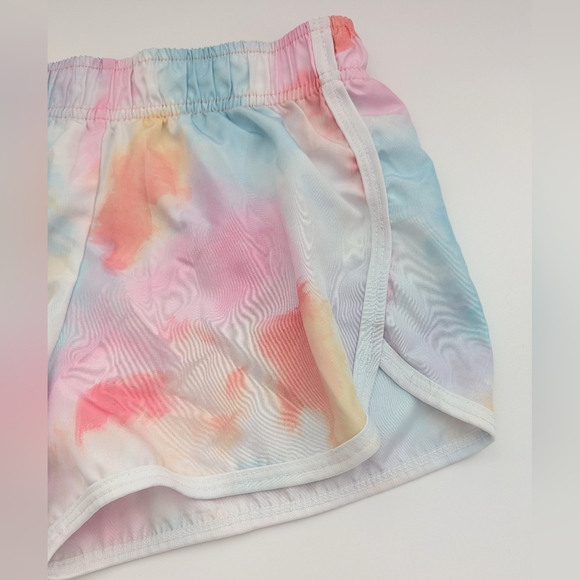 Kids (Size Small/7-8) Pastel Colored Tie-Dye Shorts w/Elastic Waist - Picture 4 of 14